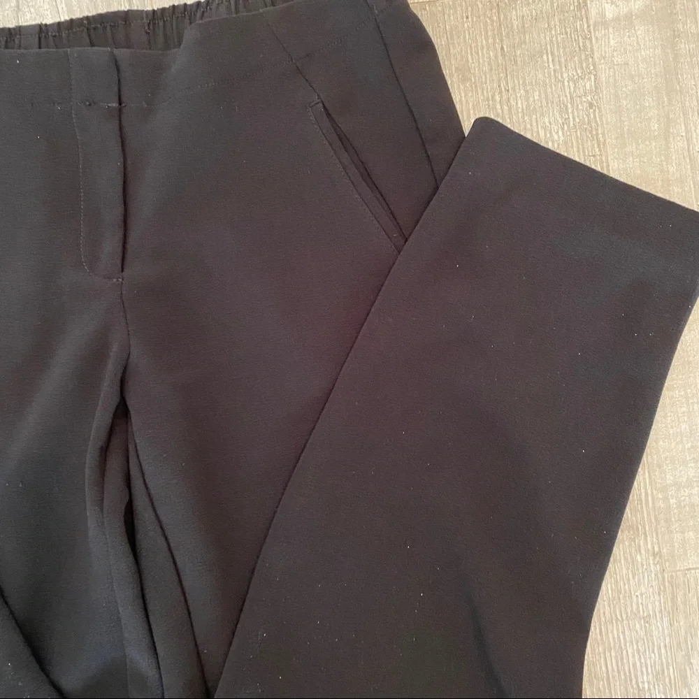J. Jill black crepe pants with back elastic waist